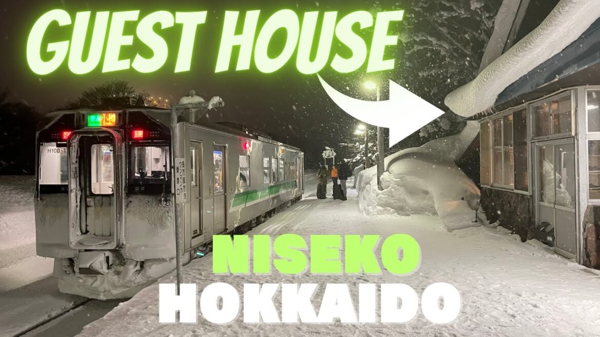Station GUEST HOUSE in Hokkaido ~ [Eki no Yado Hirafu ⛄️] #hokkaido #station #niseko