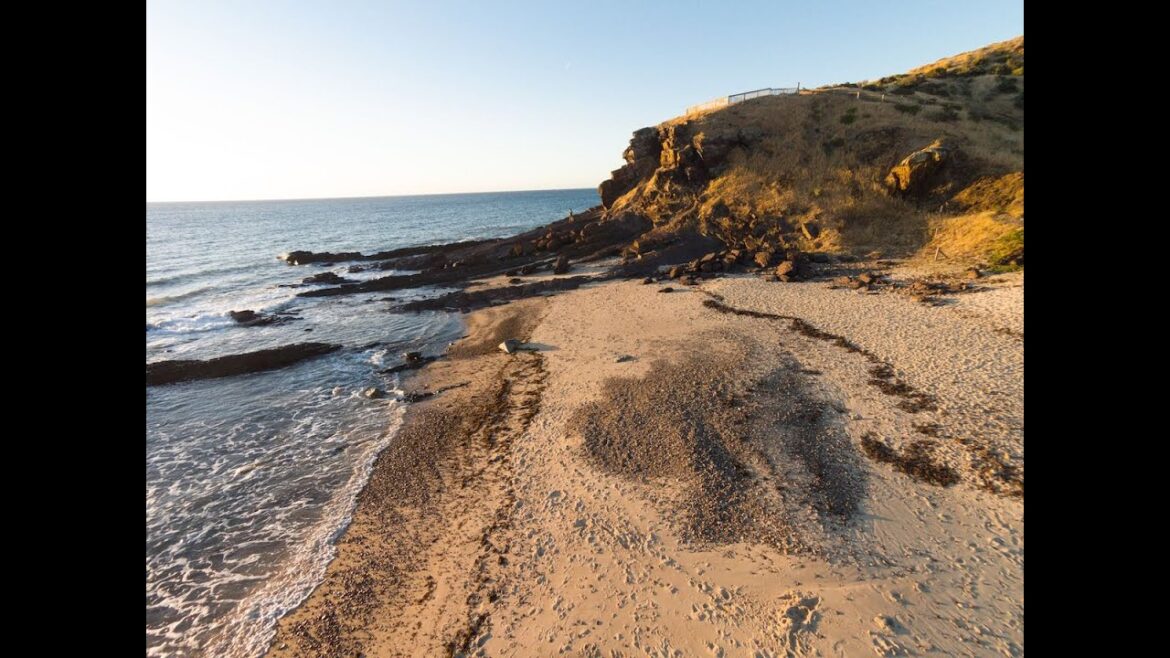 Sunset Aerial Visit of Hallett Cove Conservation Park Sunset Aerial Visit of Hallett Cove Conservation Park