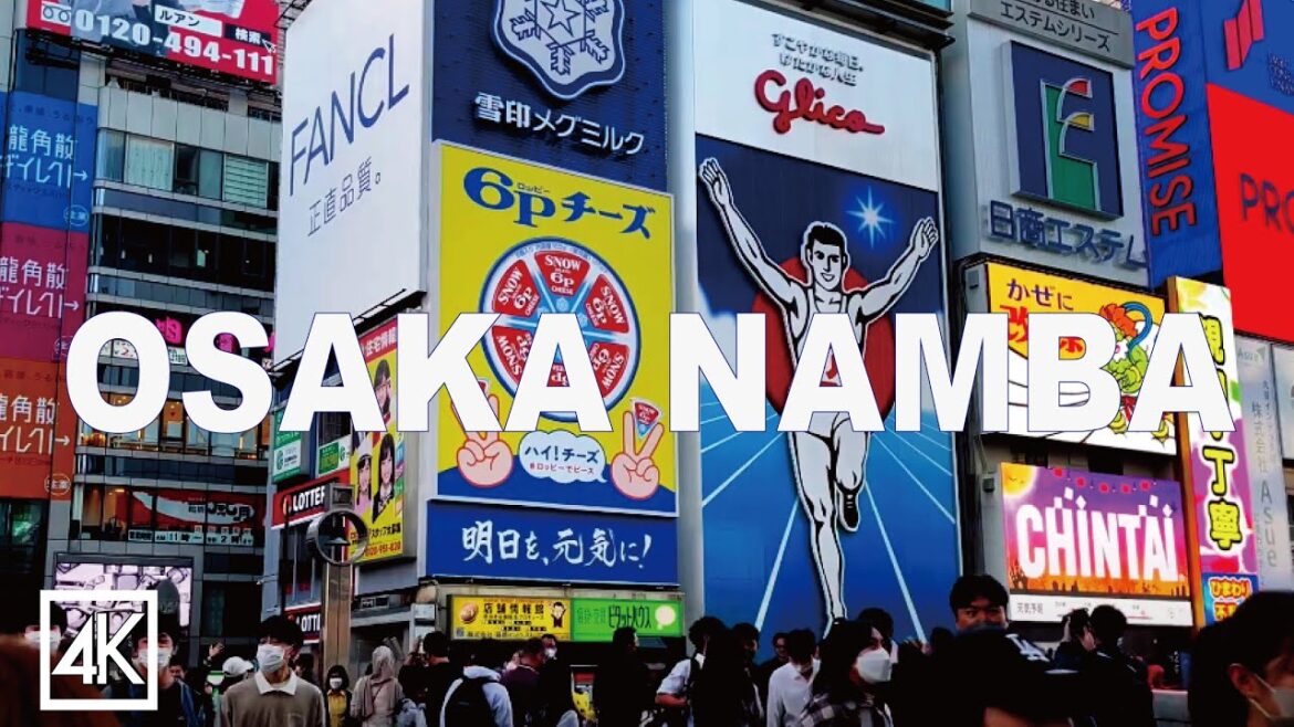 OSAKA NAMBA MAINSTREET WALK 4K 大阪 なんば人気エリア散歩 [ASMR]
