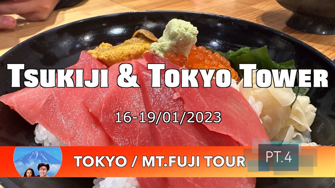Tsukiji & Tokyo Tower : Tokyo / Mt.Fuji Tour Pt.4