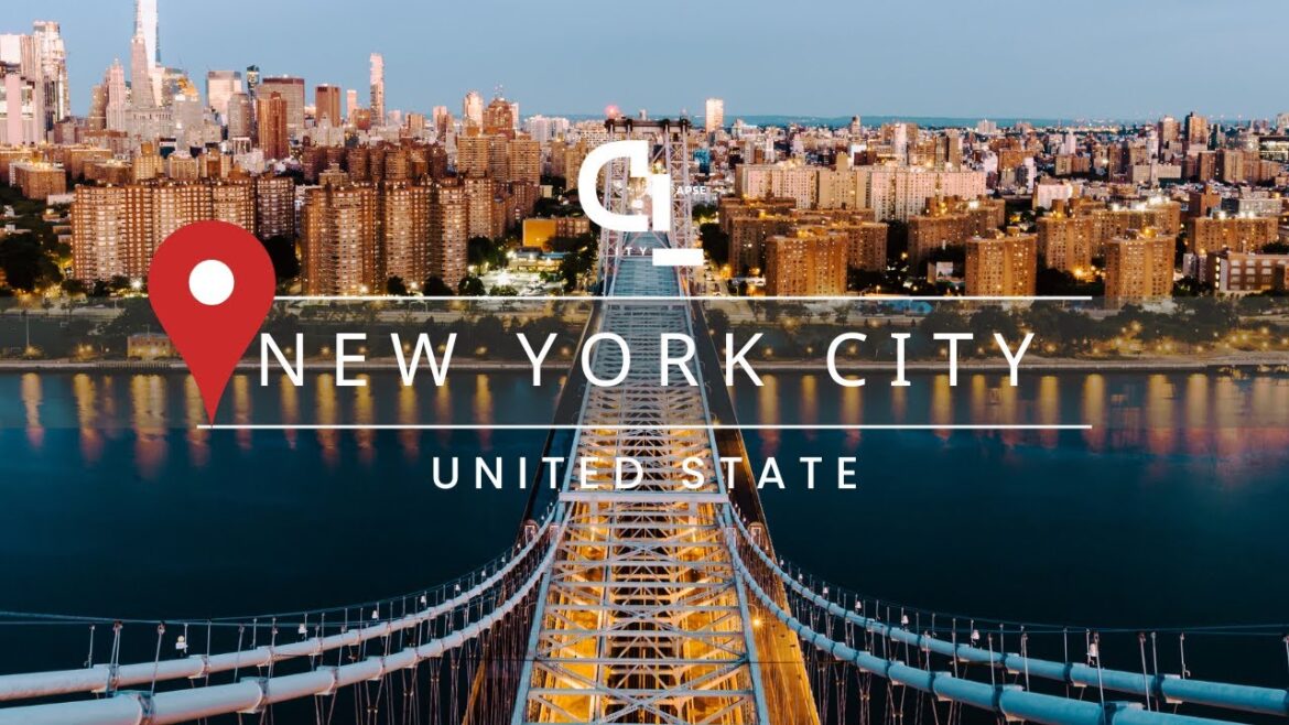 New York City – USA – Aerial View Drone Time Lapse Cityscape 2023 New York City - USA - Aerial View Drone Time Lapse Cityscape 2023