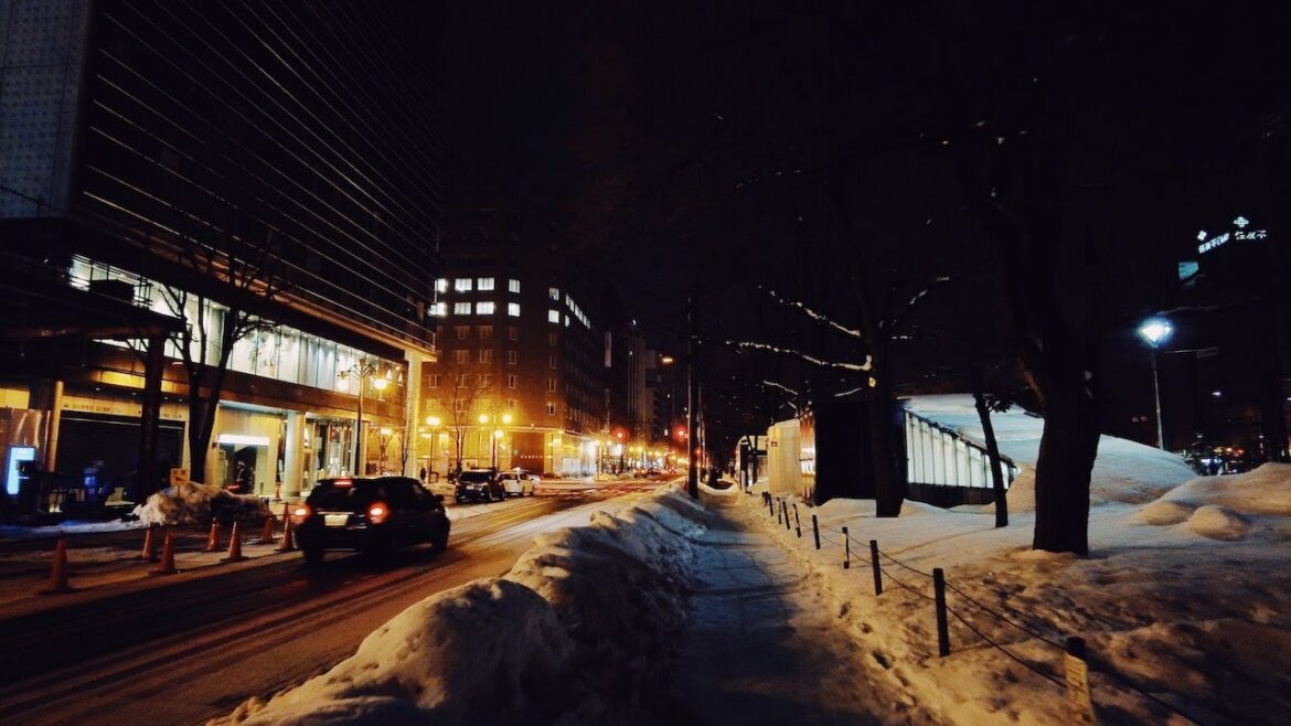 Walking in the night Snowfall Sapporo, Hokkaido JAPAN | 4K ASMR | Snowscape Ambience Winter Walk Walking in the night Snowfall Sapporo, Hokkaido JAPAN | 4K ASMR | Snowscape Ambience Winter Walk