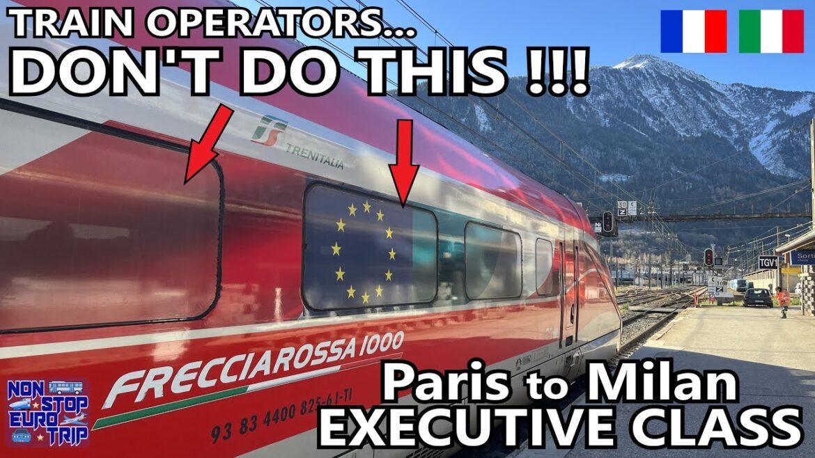 ULTRA LUXURY FROM PARIS TO MILAN / FRECCIAROSSA 1000 EXECUTIVE CLASS REVIEW