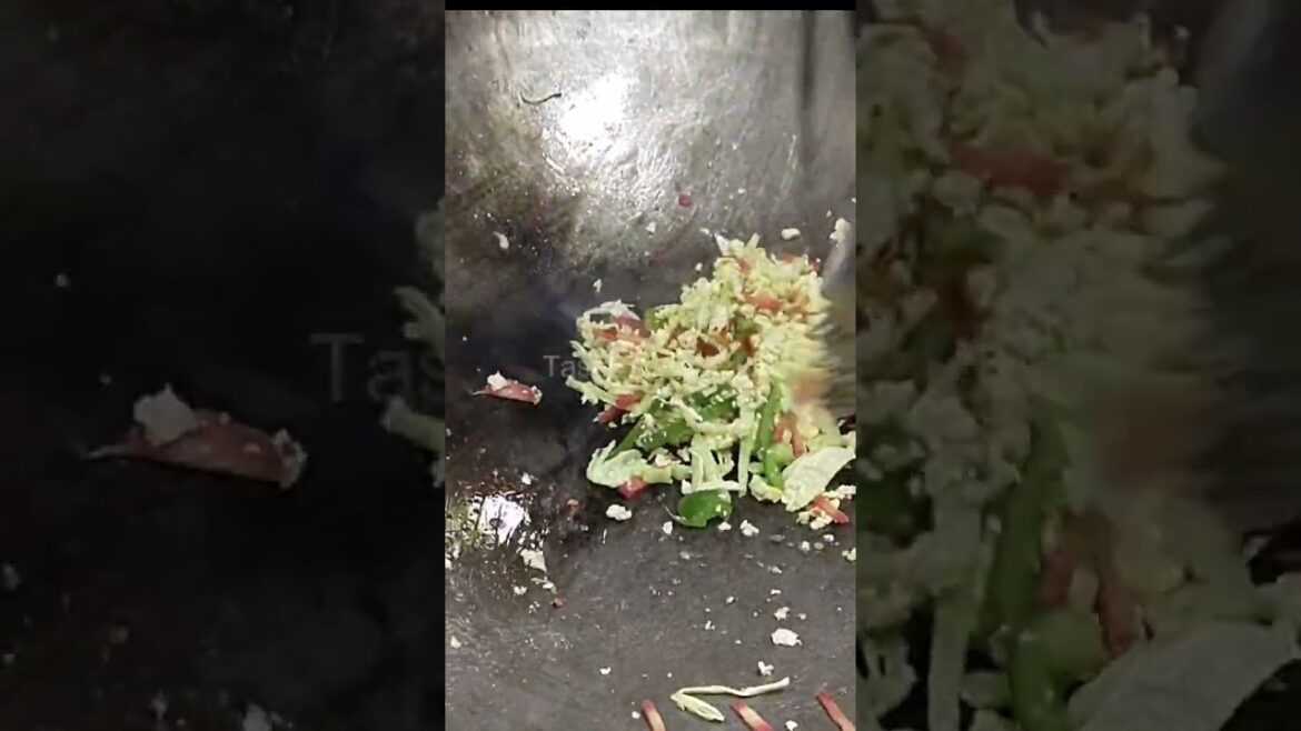 Delicious Egg Fried Rice Street Food