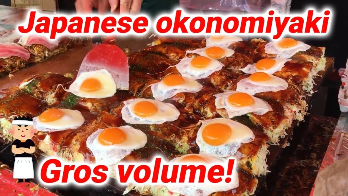 Okonomiyaki style Hiroshima avec des œufs et de la mayonnaise! Ça donne faim! Okonomiyaki style Hiroshima avec des œufs et de la mayonnaise! Ça donne faim!