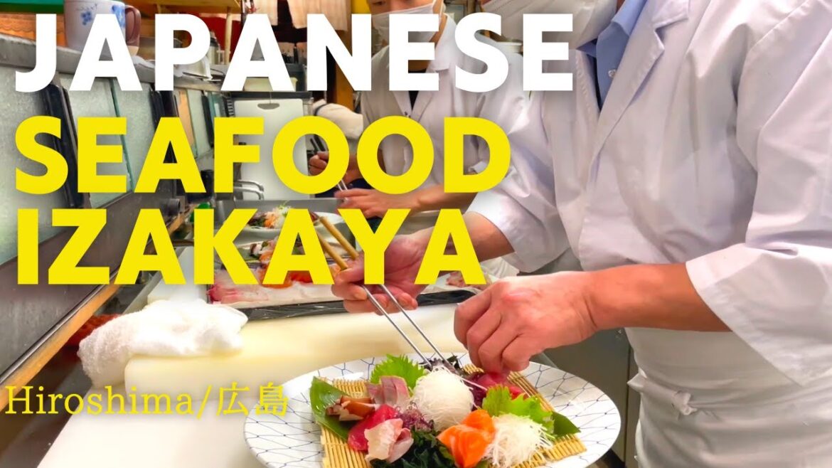 Sushi, Sashimi, Seafood! A day at a popular seafood Izakaya restaurant in Hiroshima. [海鮮居酒屋 磯の坊 /広島]