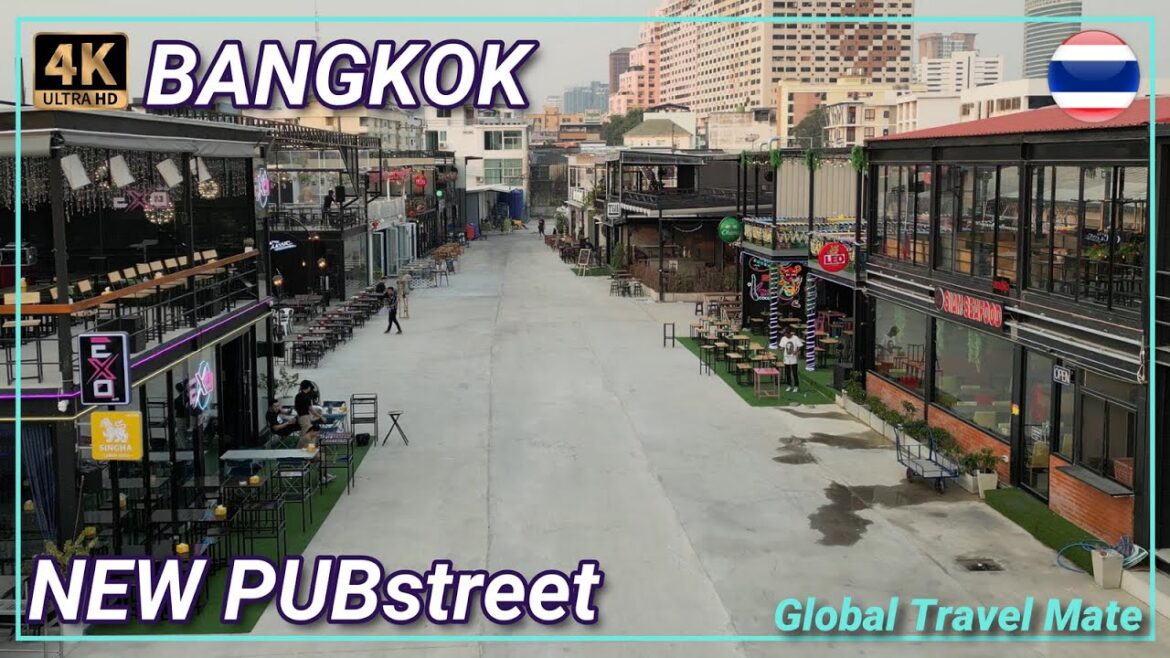 New PUBSTREET Bangkok Just Opened - The One Ratchada Night Market 🇹🇭 Thailand