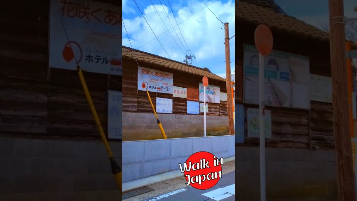 Retro Japanese Signs on Old Shed #shorts #shortsvideo #japan