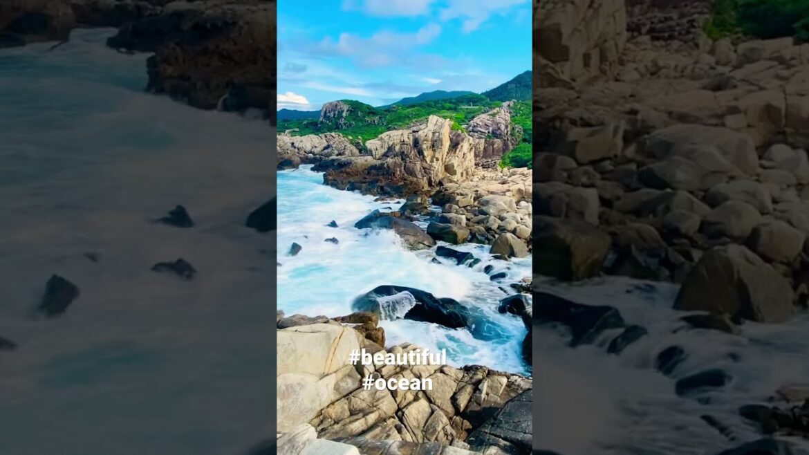 Beautiful Ocean, Mushiro-Se, Tokuno-shima, Japan 綺麗な白波, ムシロ瀬, 徳之島, 鹿児島, 美麗的白波、蘑菇、德之島、鹿兒島