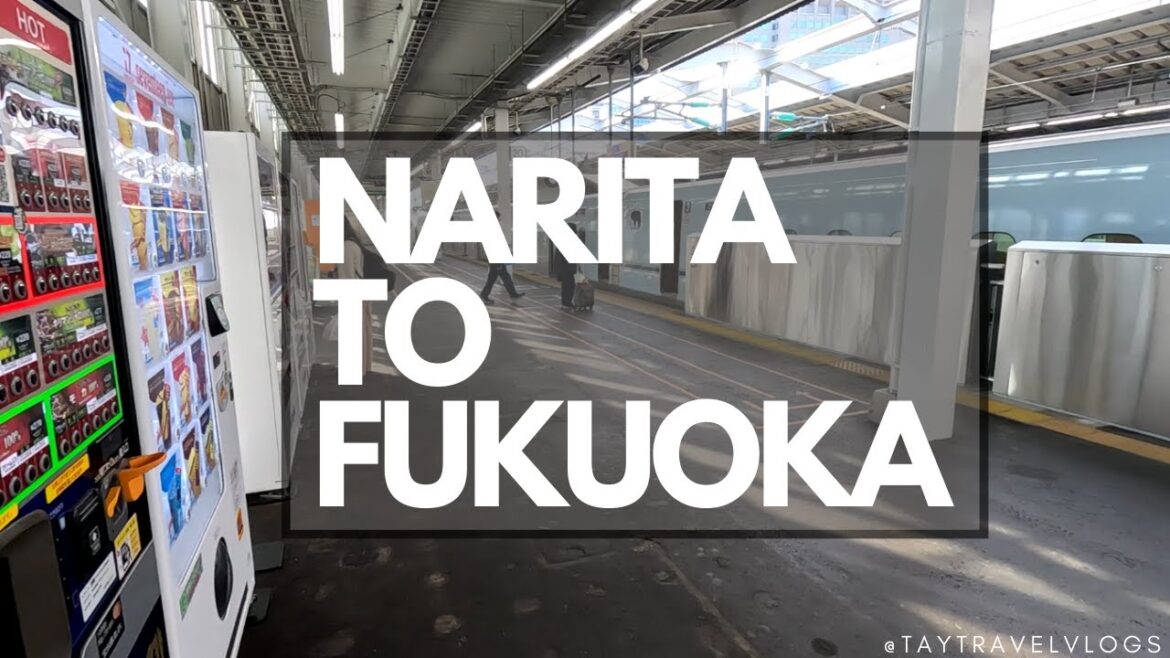 Japan Travel Vlog: Narita Airport to Fukuoka – Train ASMR – Walking around Nakasukawabata Japan Travel Vlog: Narita Airport to Fukuoka - Train ASMR - Walking around Nakasukawabata