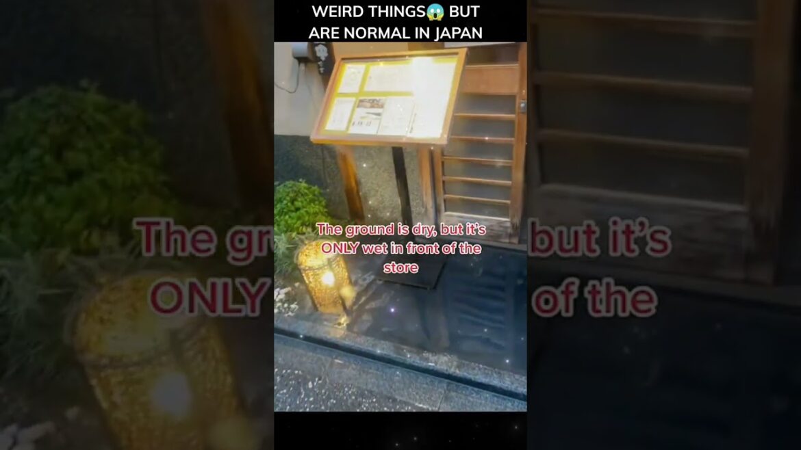 "WEIRD THINGS"😱 but are normal in Japan #shorts #japan #travel #facts