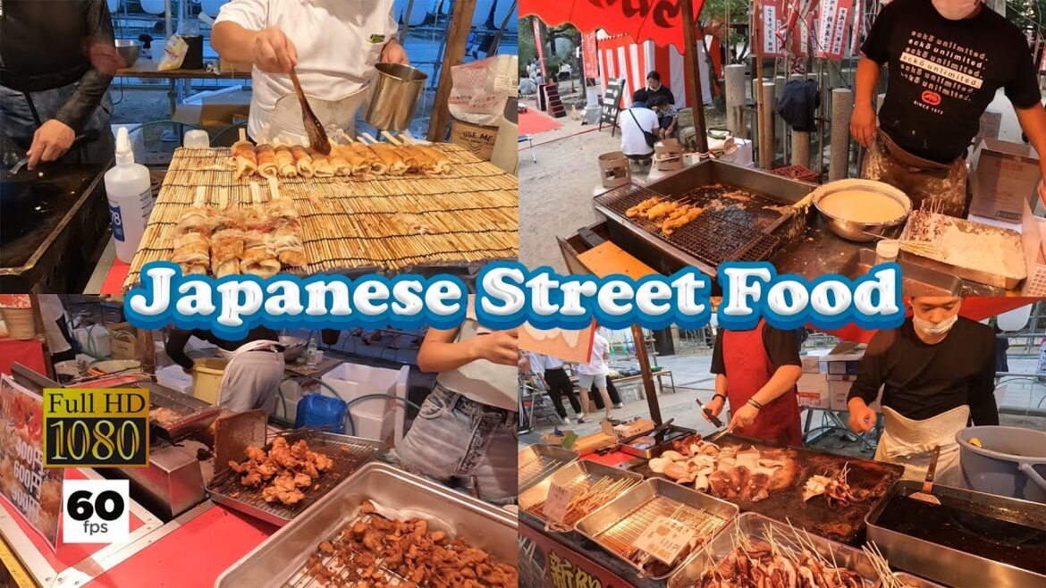 JAPANESE STREET FOOD | Foods in Summer festival | Hashimaki, Ikayaki, Tako Tempura, Karaage