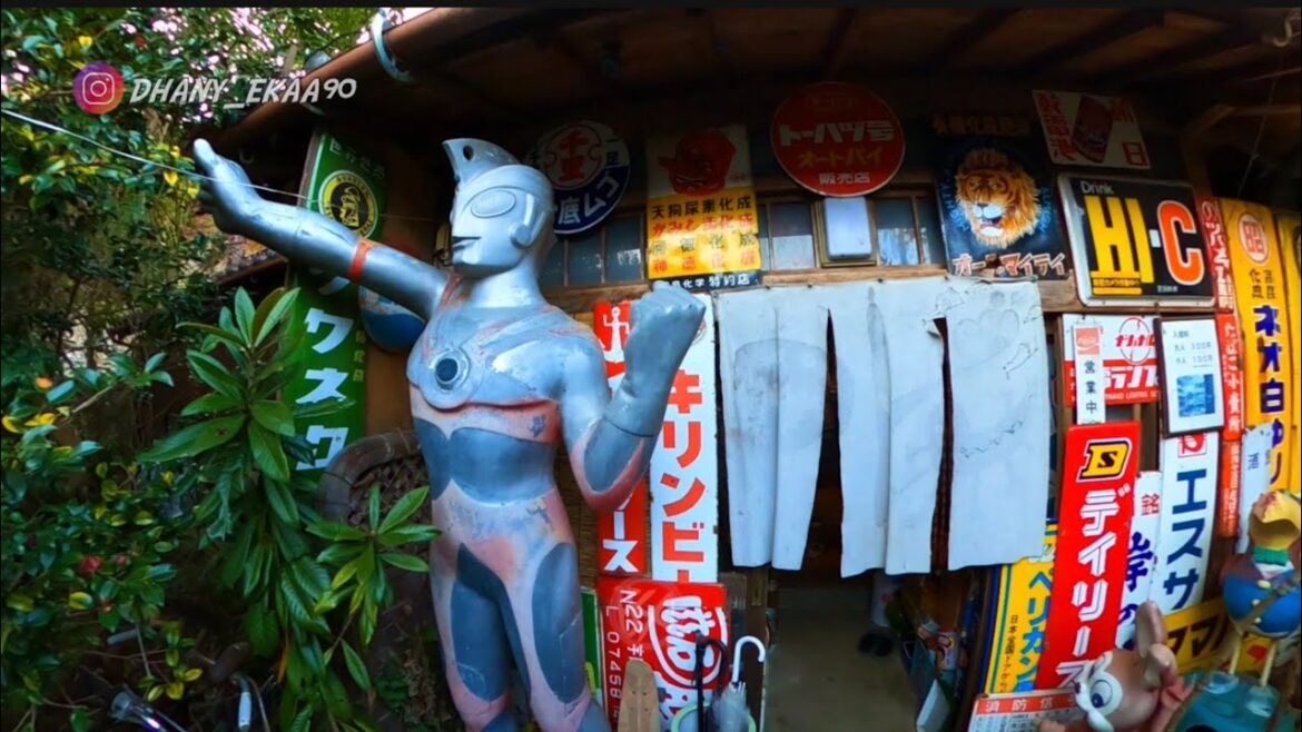 mampir ke rumahnya ultraman , cape gowes di pedesaan jepang  ...