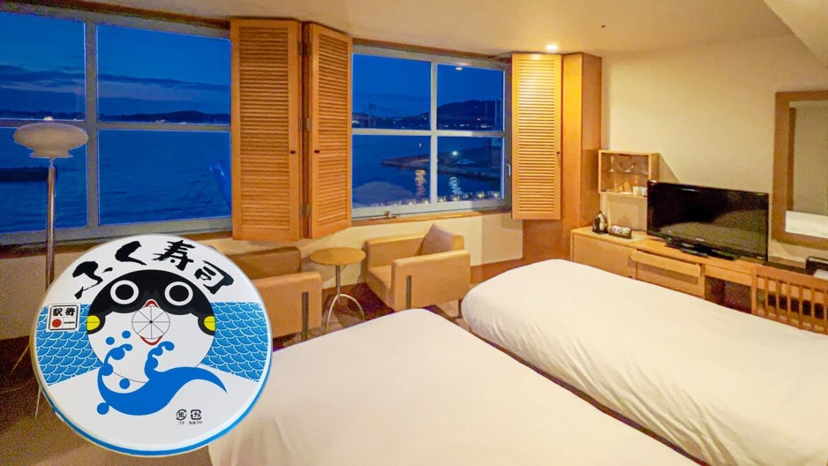 Japan Hotel Room Experience 🛌😴Premier Hotel Mojiko Twin Room 🗾Fukuoka Japan Travel Vlog プレミアホテル門司港