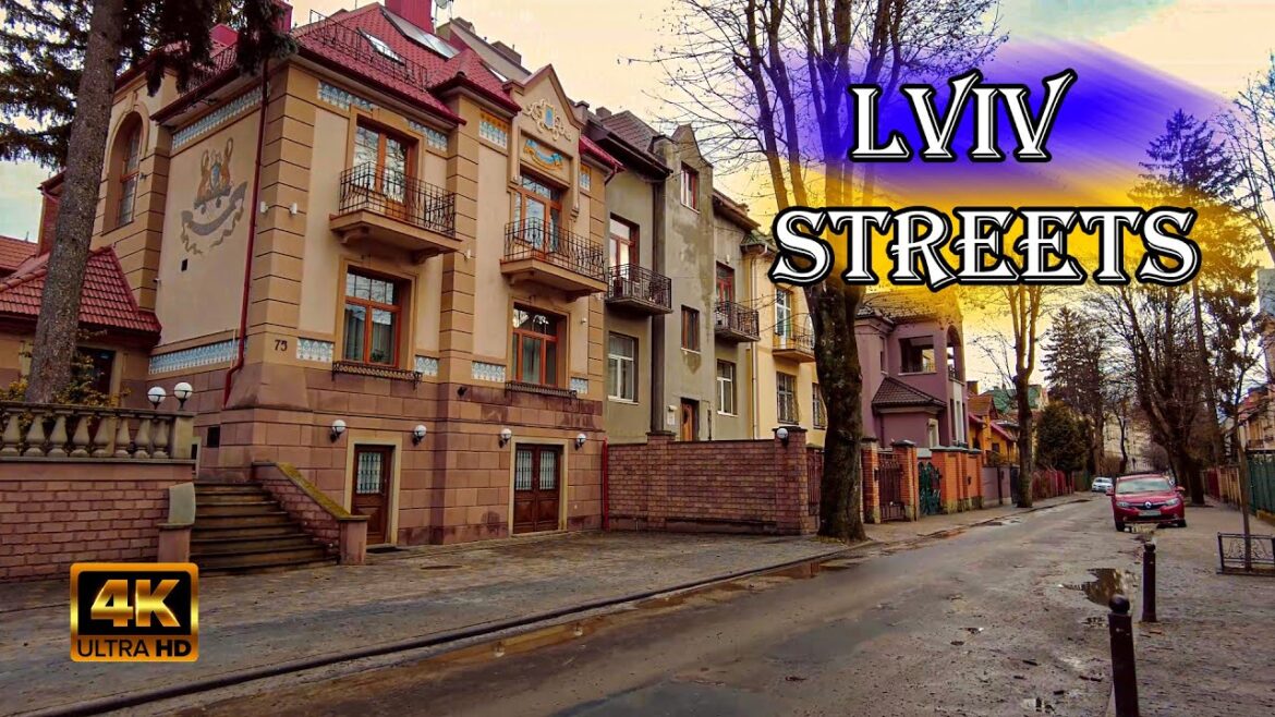 🇺🇦 Lviv. General Tarnavskyi street, walking tour. Ukraine [4K]