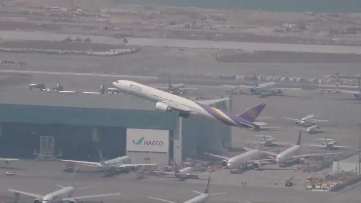 Hong Kong Airport Live Stream with ATC test alt  location incase trail was closed