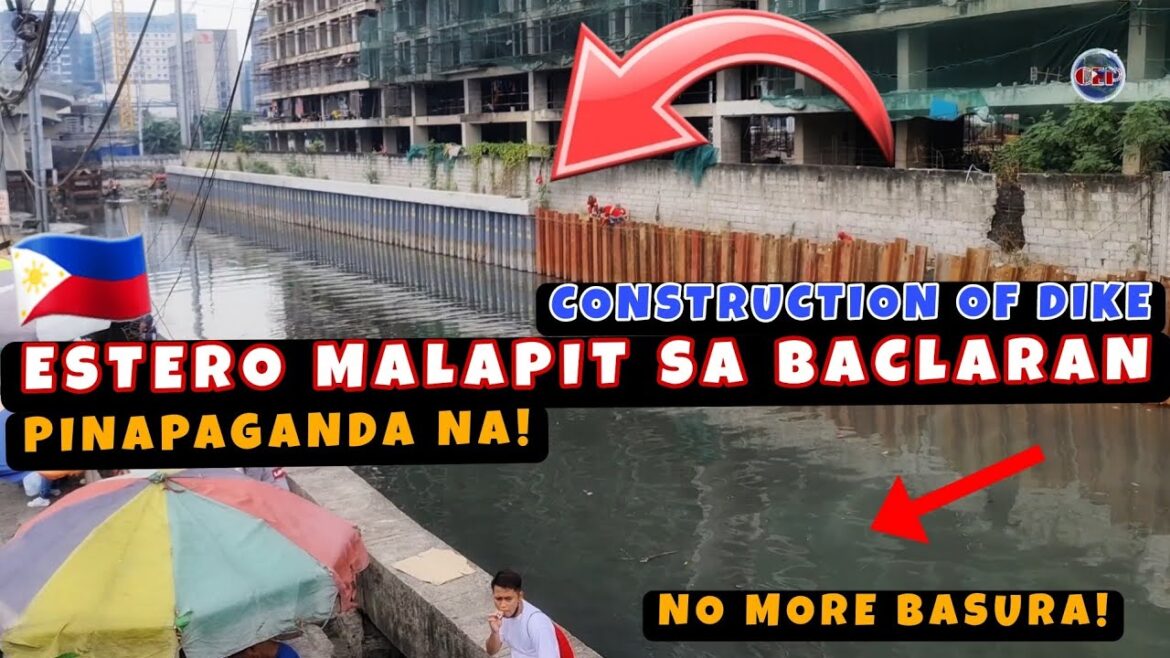 Construction ng Dike sa Isang Estero Malapit sa Baclaran Sinimulan na! Tuloy ang Pagbabago! 🇵🇭