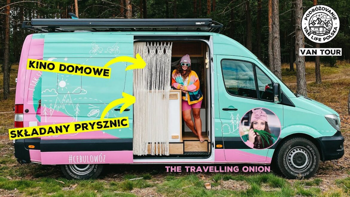 VAN Z PRYSZNICEM W FOTELU 🚿  | Van Tour CEBULOWOZU @TheTravellingOnion 🚐🧅