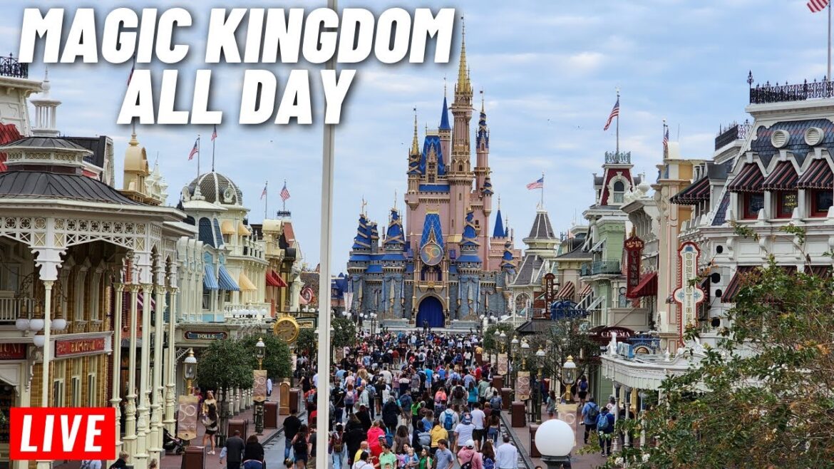 🔴 LIVE: Magic Kingdom Saturday all day stream join us for Fireworks parades and so much more