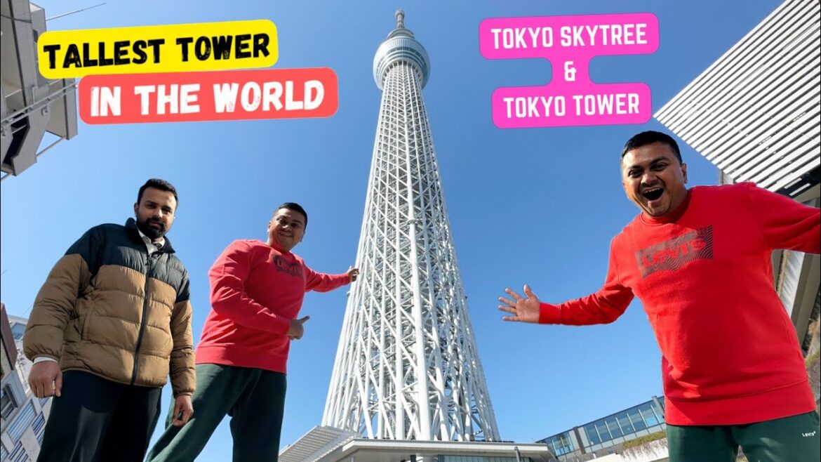 Visiting Tokyo Skytree & Tokyo Tower 🇯🇵  Tallest Tower in the World