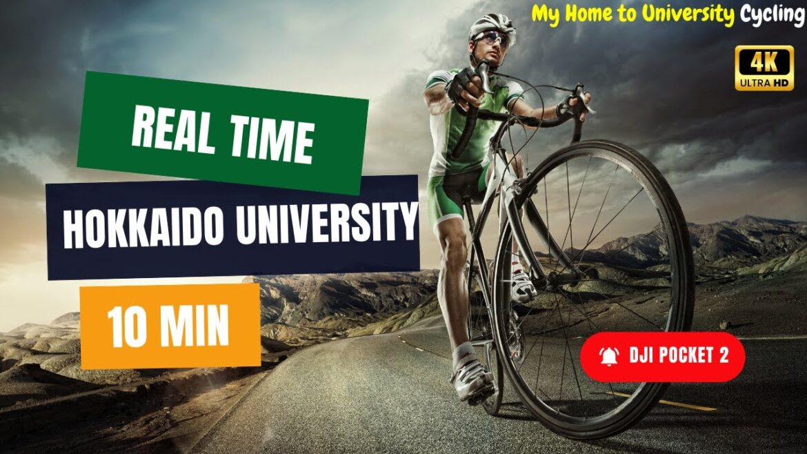 Realtime Cycling (My Home) to Hokkaido University with DJI Pocket 2 | Japan Vlog