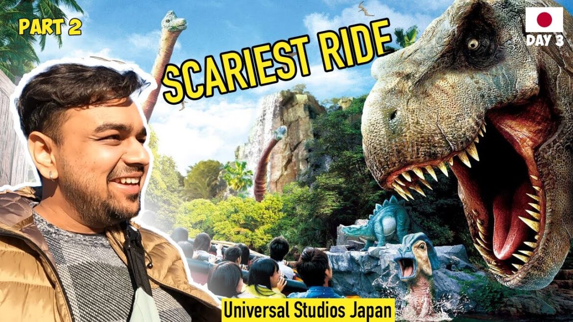 Real dinosaurs in USJ? | Part 2: Exploring Universal Studios Japan #japan #osaka #travel 🇯🇵