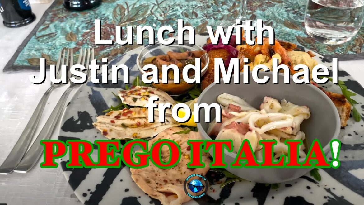 Lunch With Justin and Michael From Prego Italia – Living Our Italian Dream! Lunch With Justin and Michael From Prego Italia - Living Our Italian Dream!