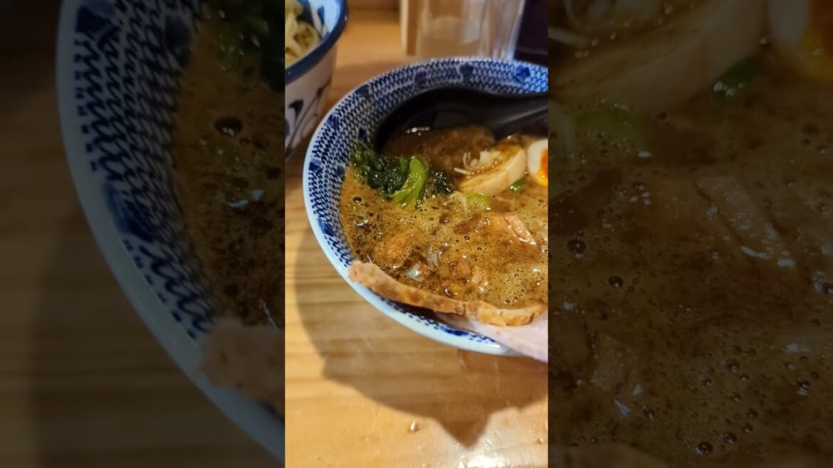 Akihabara Tsukemen Noodles #Japan #travel #food