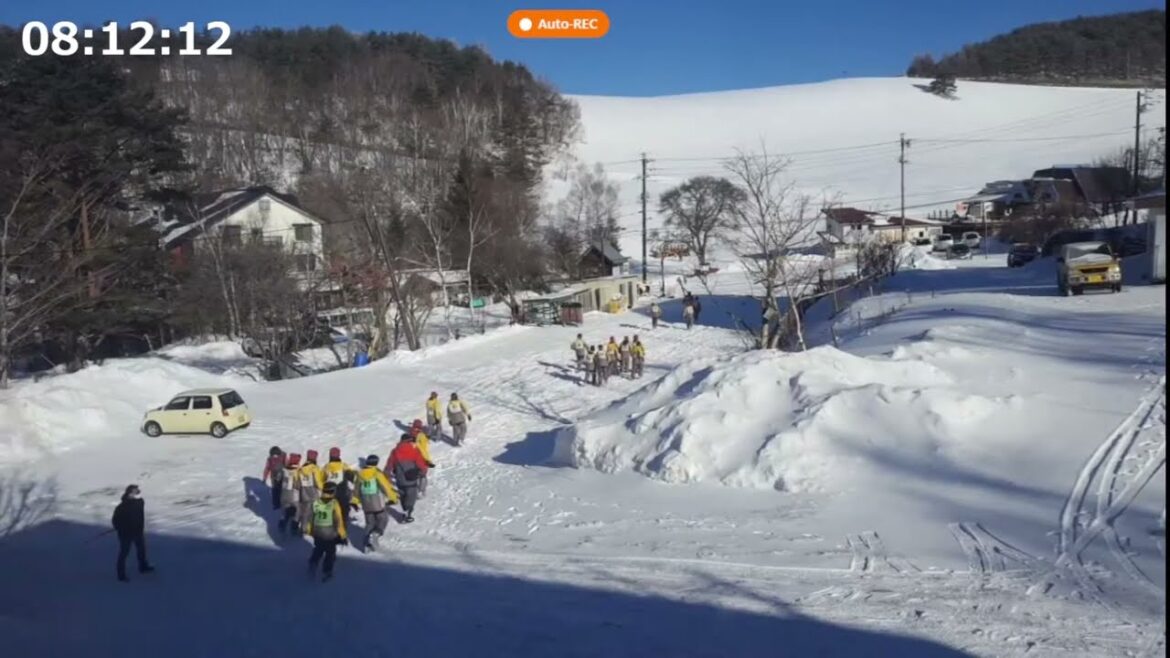 2023-03-03 鴻巣中学校2年生 菅平高原スキー教室2日目のライブ配信