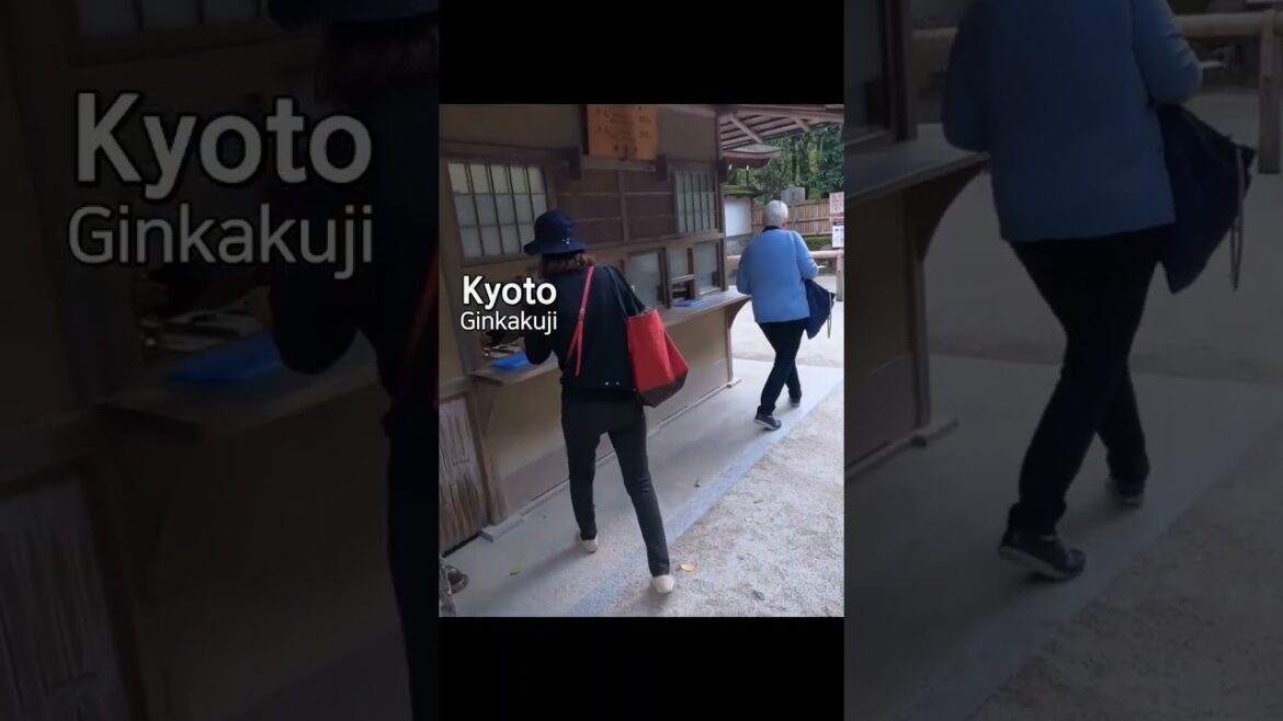 京都の銀閣寺に着きました