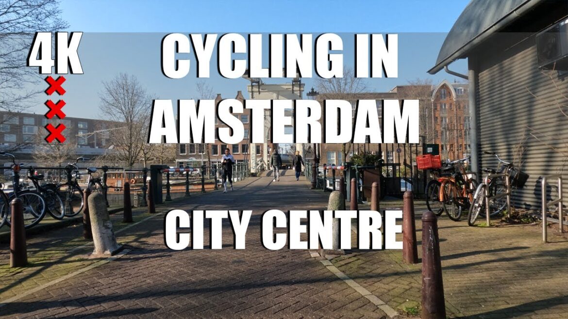 Cycling in Amsterdam | City Centre | 4K
