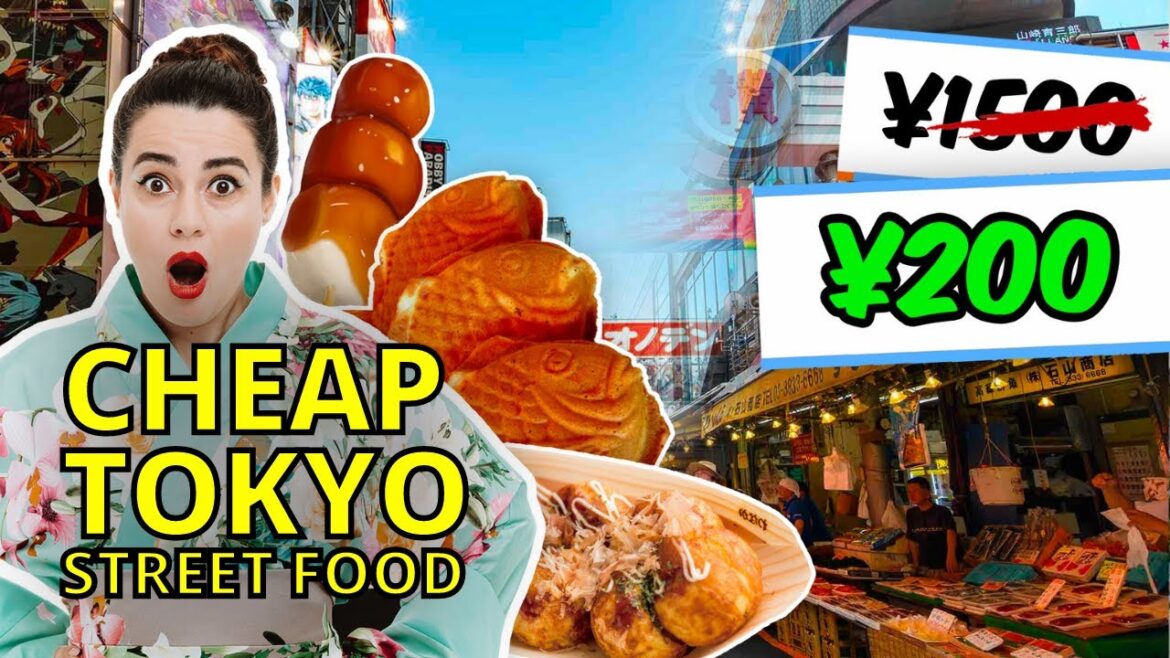 Tokyo Street Food that I tried that are BELOW JPY 200!!