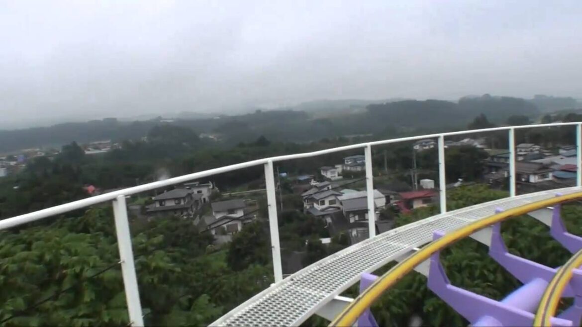 Jetcorster Discovery Jet Coaster Roller Coaster Front Seat POV Onride Lina World Japan