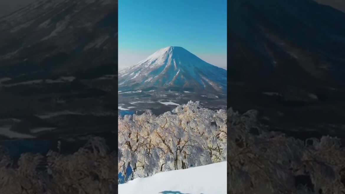 The Sheer beauty ✨of Mount Fuji 🗻 in Winters 💙 #shorts