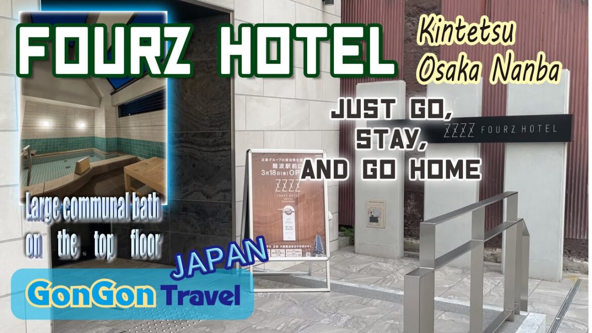 Large communal bath on the top floor "FOURZ HOTEL Kintetsu Osaka Nanba"[Just go, stay, and go home]