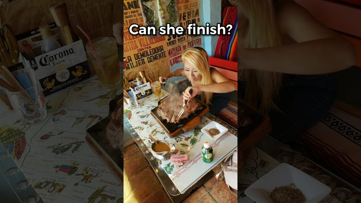 Amazingly big steak challenge Raina did in Yokohama. #japan #foodchallenge #shorts Amazingly big steak challenge Raina did in Yokohama. #japan #foodchallenge #shorts