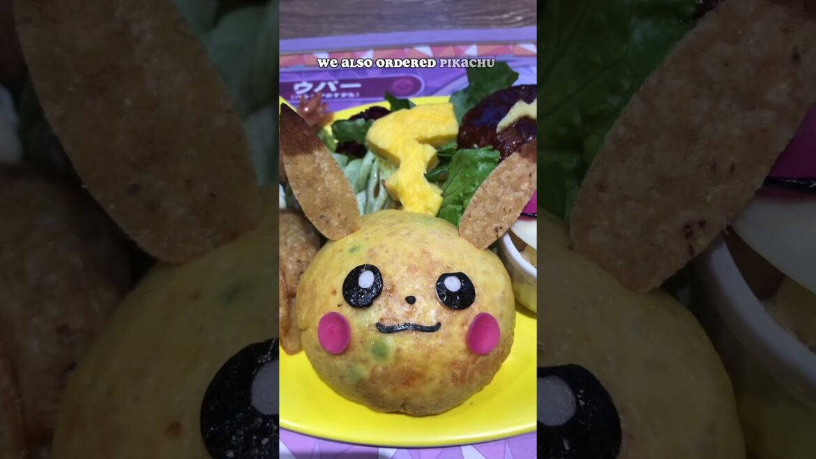 Visiting the Pokémon Cafe in Tokyo, Japan, You NEED to Check it Out  #shorts #pokemon #pokemoncafe