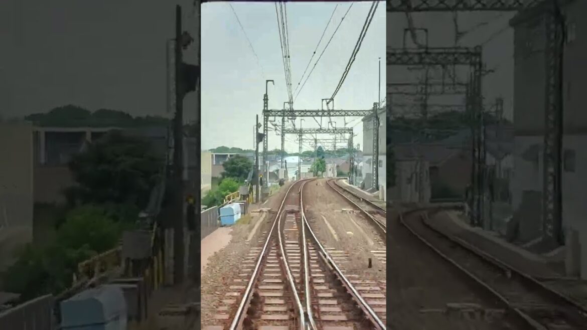 Japanese Train The Keio Inokashira Line Shibuya to Kichijoji Front View 4K60fps #shorts Part 8