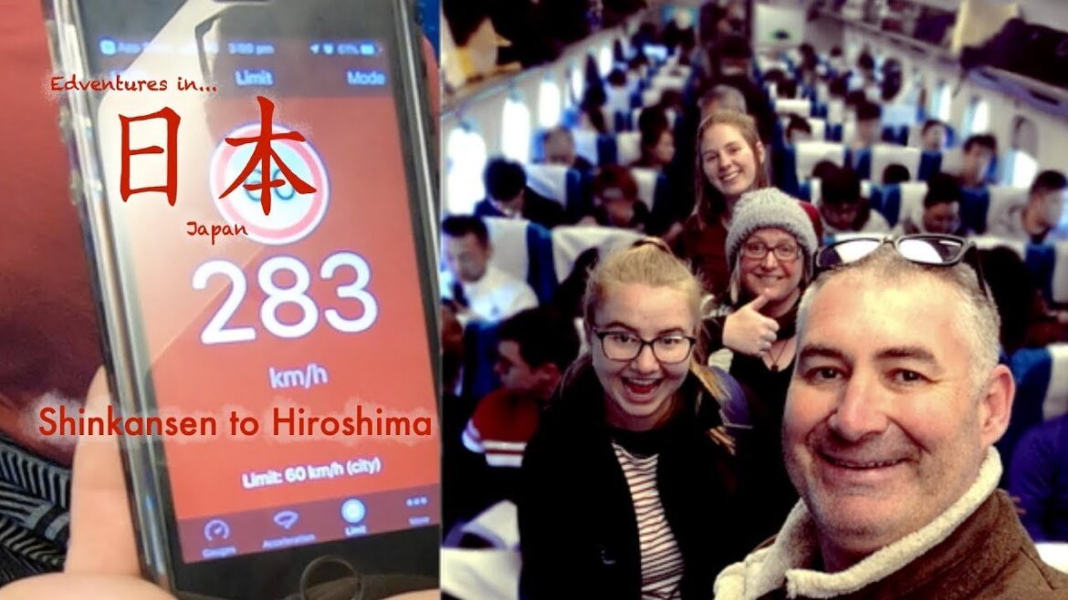First time on a Shinkansen! Tokyo to Hiroshima
