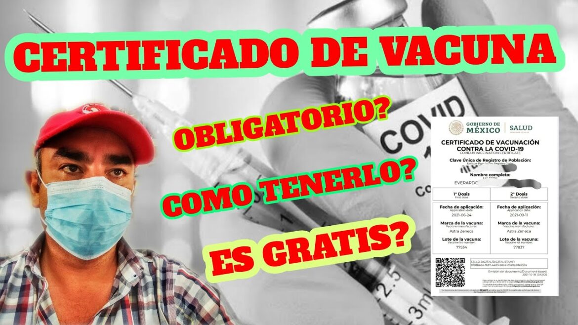 COMO obtener el CERTIFICADO DE VACUNACION COVID-19 ?