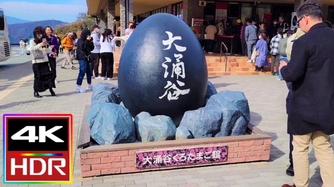 Owakudani in Hakone, Japan Walking Tour 🌋🥚