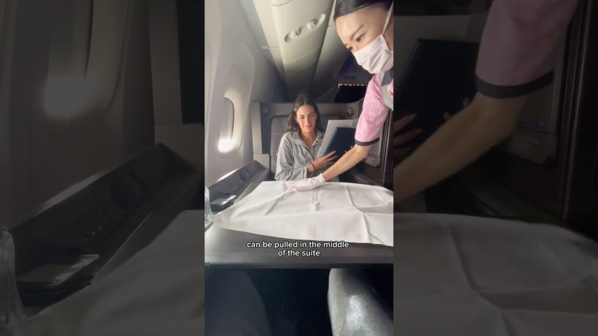 What it’s like to fly 10 hours in ANA The Suite first class - part 2! #shorts #firstclass #travel