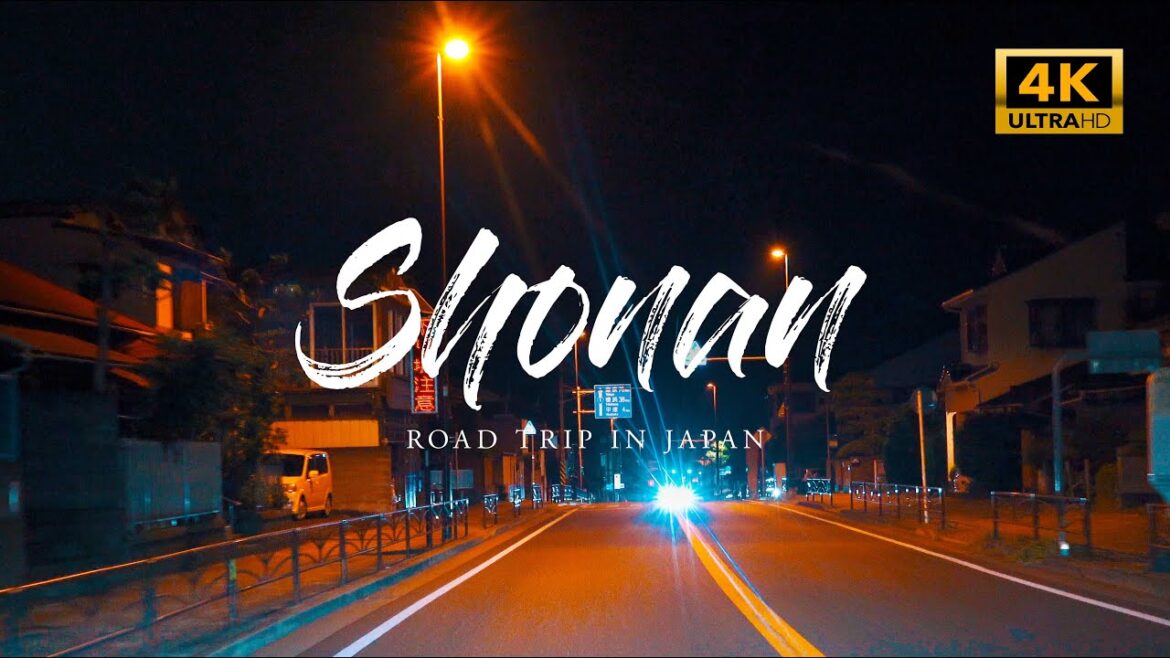 SHONAN NIGHT DRIVE | 夜の国道1号東海道をドライブ [4K] R1 Tokaido Avenue at night ＜国府津〜大磯＞