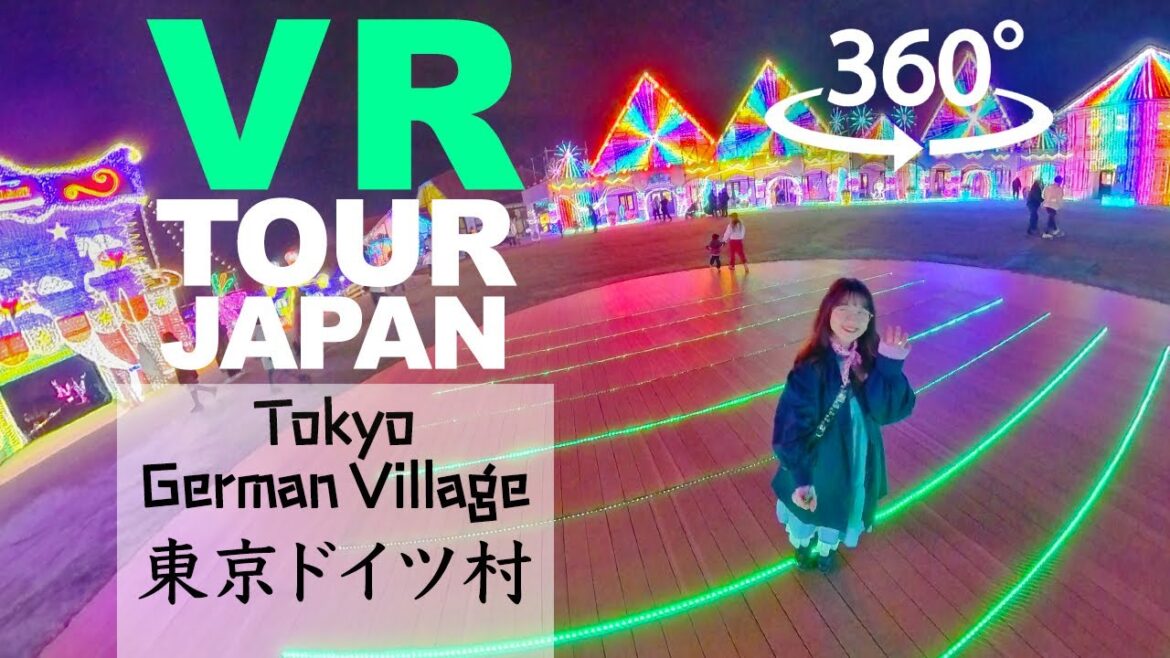 【Insta360 X3】skillism VR/360 - Tokyo German Village Winter Illumination, CHIBA