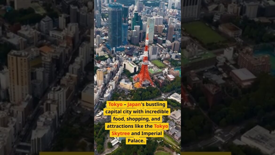 The top 3 most visited tourist destinations in Japan.