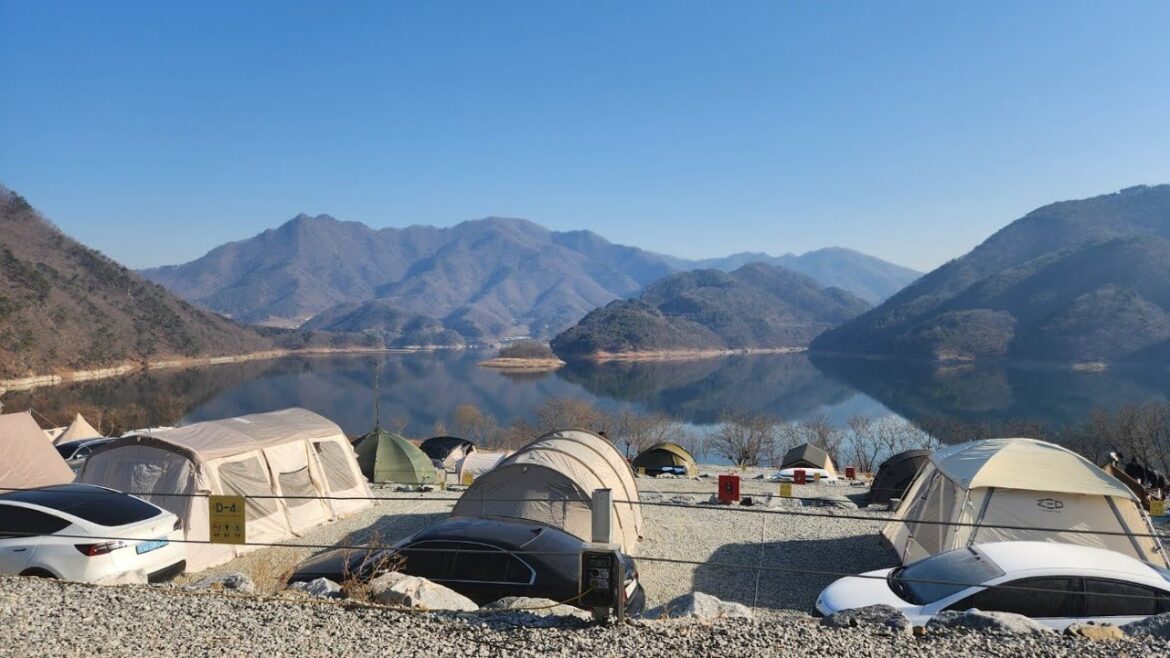 2박3일동안 멋진 호수뷰 캠핑다녀왔어요/설중캠핑/우중캠핑/음주캠핑/부부캠핑/가족캠핑/캠핑/캠핑먹방/lifestyle/camping/캠핑요리/23년2월26일~28일