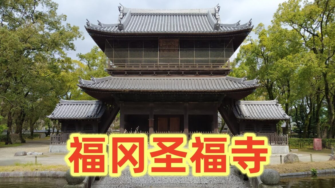 【日本福冈3】参观福冈圣福寺，这是一座古老的日本禅寺，距今已有800多年的历史 | Visiting Tochoji Temple in Fukuoka