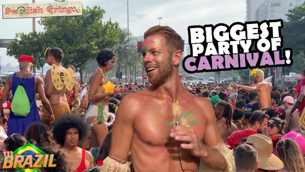Rio Carnival 🇧🇷: BIGGEST STREET PARTY 2023! | Insane bloco & samba parade Boi Tolo in Copacabana Rio Carnival 🇧🇷: BIGGEST STREET PARTY 2023! | Insane bloco & samba parade Boi Tolo in Copacabana