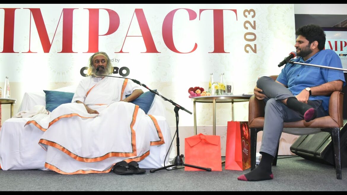 IMPACT 2023 - Gurudev Sri Sri Ravi Shankar in conversation with Mr. Anant Goenka.