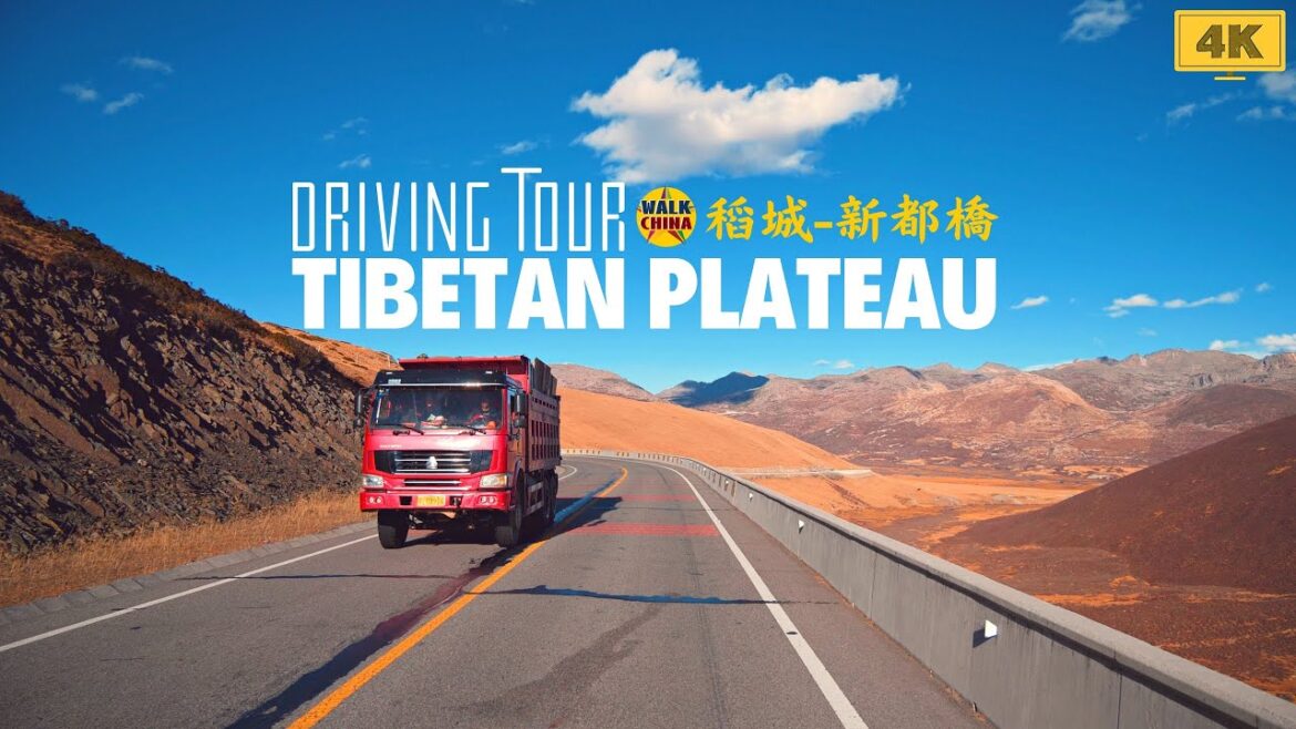 Driving in China - Sichuan Tibetan Area with Autumn Scenery | Daocheng to Xinduqiao - Part.3